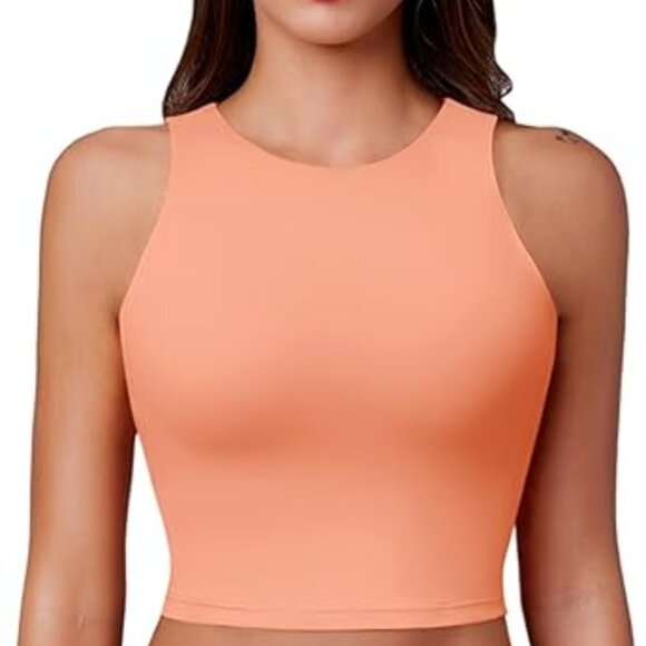 CYANSTYLE Women's 3 Piece Tank Tops Sleeveless Halter Neck Tank Crop Tops - Picture 3 of 15